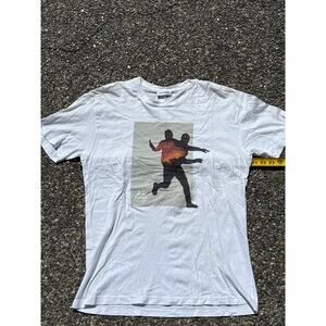 Akomplice Libertaz series Molotov Cocktail white shirt Large protest punk skater